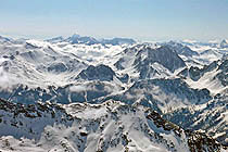 Ski Val Thorens, panoramic picture